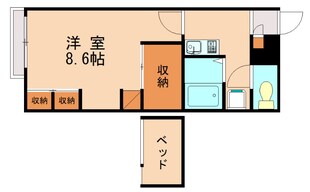 レオパレス弁分の物件間取画像